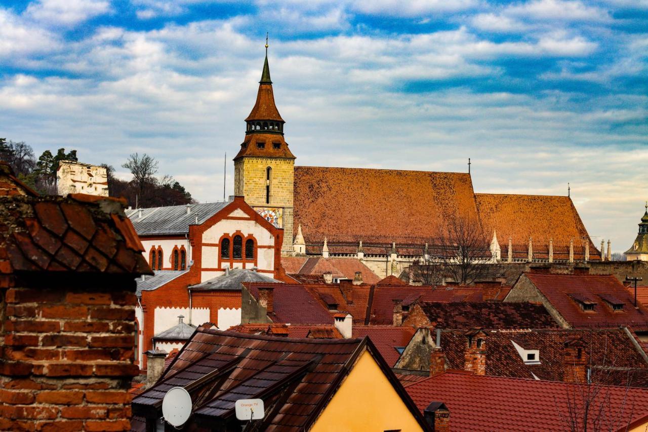 Ferienwohnung Charm Old Town Studio Brașov Exterior foto